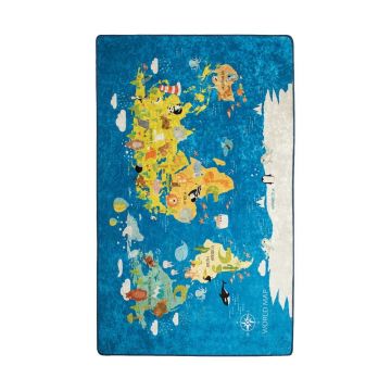 Covor copii World Map, 200 x 290 cm Covor copii World Map, 200 x 290 cm