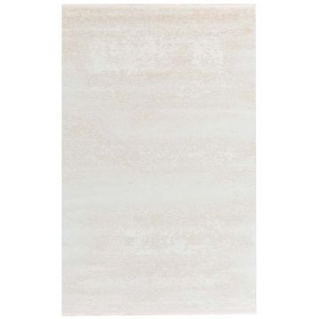 80x300 cm Covor de lux, 100% Acryl, Design Modern, Bej/Crem, Densitate 2800 gr/m2