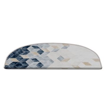 Covorașe pentru scări albe-albastre 16 buc. 20x65 cm Boxes – Vitaus Covorașe pentru scări albe-albastre 16 buc. 20x65 cm Boxes – Vitaus