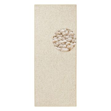 Covor tip traversă crem 80x300 cm Wolly – BT Carpet