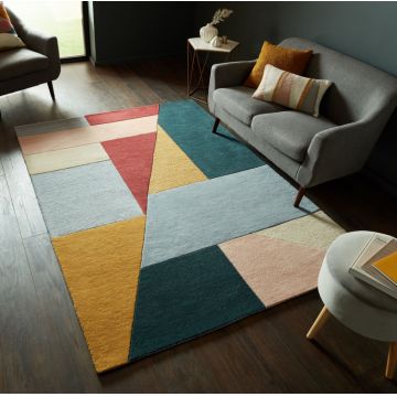 Covor Alwyn Multicolor/Roz 200X290 cm, Flair Rugs