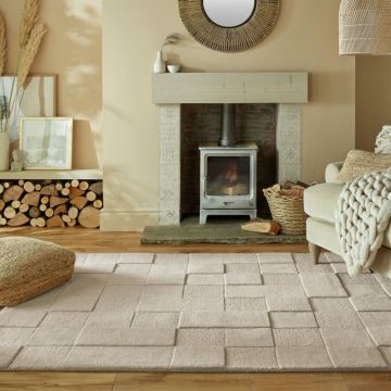 Covor Checkerboard Natural 160X230 cm, Flair Rugs