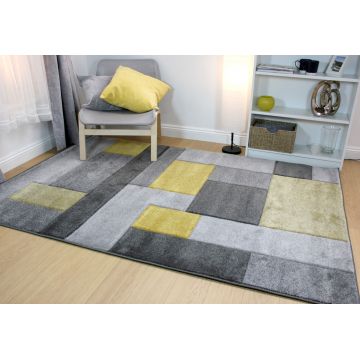 Covor Cosmos Galben Ochre 200X290 cm, Flair Rugs