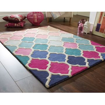 Covor Rosella Roz/Albastru 120X170 cm, Flair Rugs