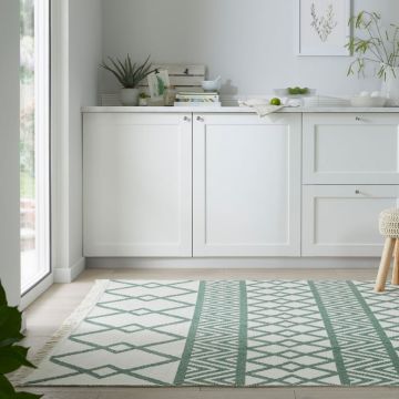 Covor Teo Recycled Rug Verde 120X170 cm, Flair Rugs