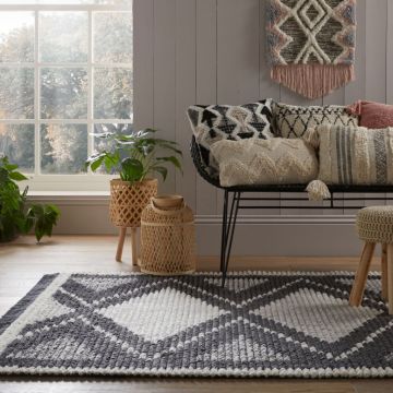 Covor Zaid Berber Rug MONOCROM 120X170 cm, Flair Rugs