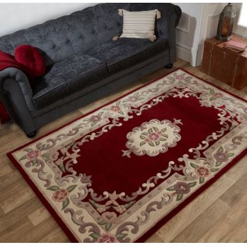 Covor Aubusson Rosu 120X180 cm, Flair Rugs