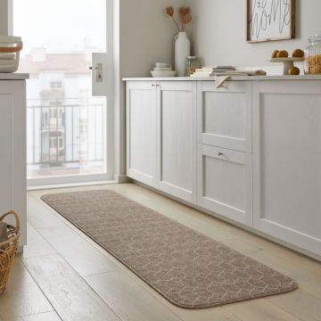 Covor traversă Argyll Washable Natural 57X230 cm, Flair Rugs