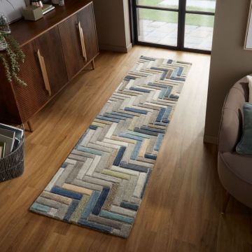 Covor traversă Russo Natural/Multicolor 60X230 cm, Flair Rugs