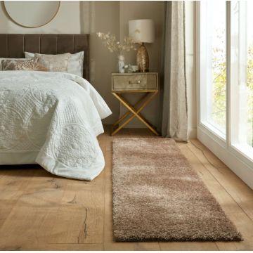 Covor traversă Velvet Taupe 60X230 cm, Flair Rugs