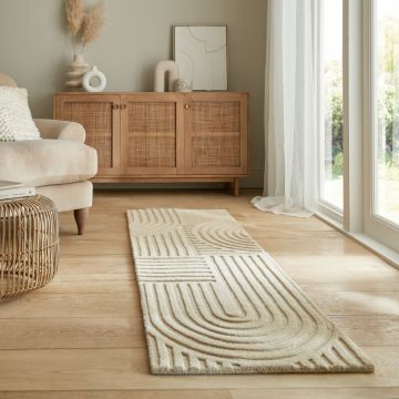 Covor traversă Zen Garden Natural 60X230 cm, Flair Rugs