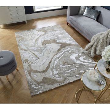 Covor Marbled, Flair Rugs, 160x230 cm, polipropilena/poliester, natural
