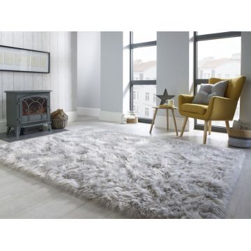 Covor Sheepskin Gri 120x170 cm