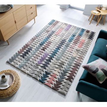 Covor Archer Multi, Flair Rugs, 120x170 cm, lana, multicolor