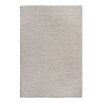 Covor bej țesut manual din amestesc de lână 160x230 cm Pradesh Linen White – Elle Decoration