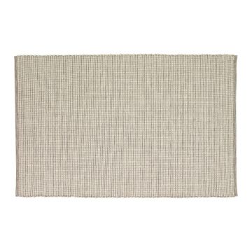 Covor gri deschis reversibil/țesut manual din amestesc de lână 200x300 cm Poppy – Hübsch