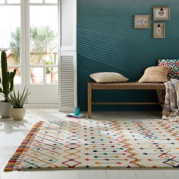 Covor Prairie Berber Cream, Flair Rugs, 120x170 cm, polipropilena, crem