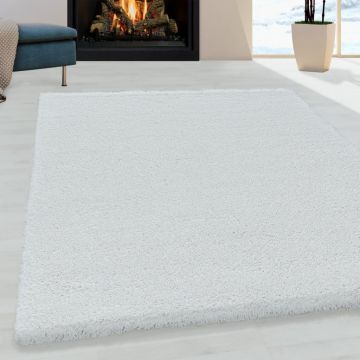 Covor Fluffy Alb 80x150 cm