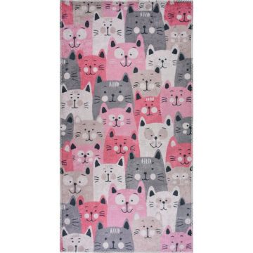 Covor pentru copii roz 160x230 cm Silly Cats – Vitaus