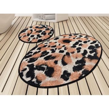 Set 2 Covorase de Baie Leopard