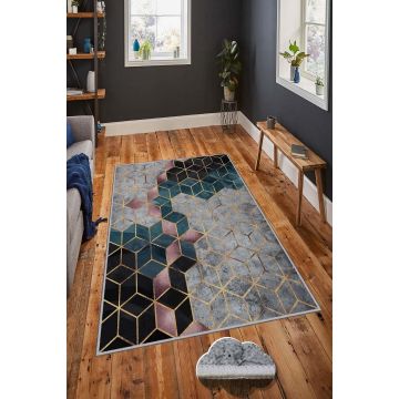 Covor de living / dormitor HMNT774, Multicolor (diverse dimensiuni)