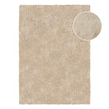 Blană bej sintetică 180x290 cm Alpine Faux Fur – Flair Rugs