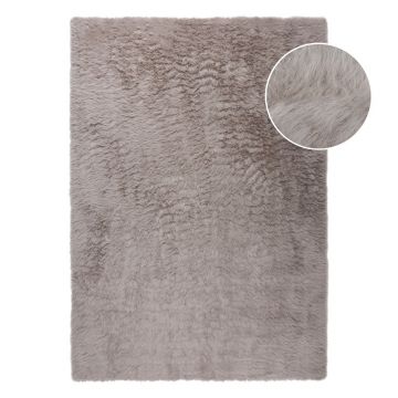 Blană maro sintetică 80x150 cm Alpine Faux Fur – Flair Rugs