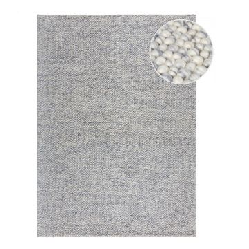 Covor albastru deschis țesut manual din amestesc de lână 120x170 cm Minerals – Flair Rugs