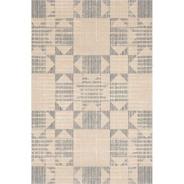 Covor bej din lână 200x300 cm Frotage beige – Agnella