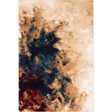 Covor din lână 200x300 cm Burst dark beige – Agnella