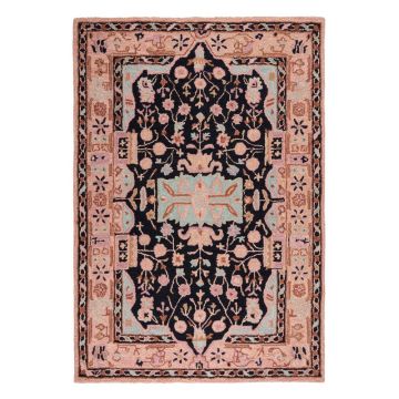 Covor roz țesut manual din lână 200x290 cm Blossom Traditional – Flair Rugs