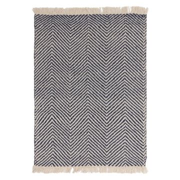 Covor albastru închis 200x290 cm Vigo – Asiatic Carpets