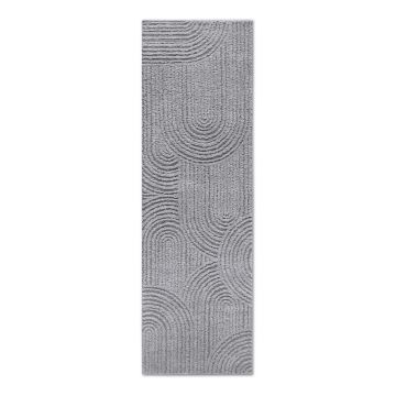 Covor tip traversă gri 80x240 cm Chappe Light Grey – Elle Decoration