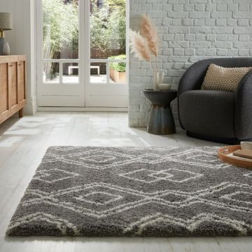 Covor Atlas Berber Gri 160X230 cm, Flair Rugs