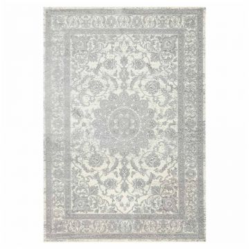 Covor gri deschis din amestec de bumbac 140x200 cm Persan – douceur d'intérieur