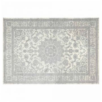 Covor gri deschis din amestec de bumbac 140x200 cm Persan – douceur d'intérieur