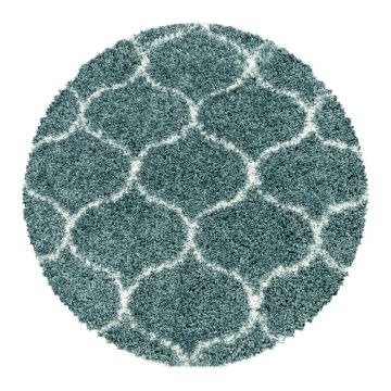 Covor albastru rotund ø 120 cm Salsa – Ayyildiz Carpets