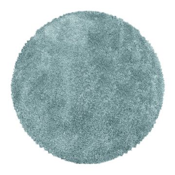 Covor albastru rotund ø 160 cm Fluffy – Ayyildiz Carpets