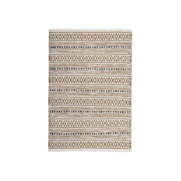 Covor bej lavabil din bumbac 60x90 cm – Casa Selección