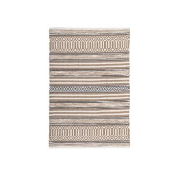 Covor bej lavabil din bumbac 60x90 cm – Casa Selección