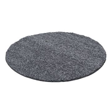 Covor gri închis rotund ø 80 cm Life – Ayyildiz Carpets