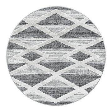 Covor gri rotund ø 160 cm Pisa – Ayyildiz Carpets