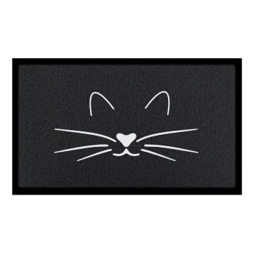 Covoraș de intrare 40x70 cm Cat Face – Artsy Doormats