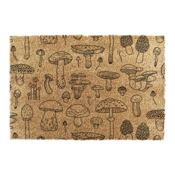 Covoraș de intrare din fibre de nucă de cocos 60x90 cm Mushrooms – Artsy Doormats