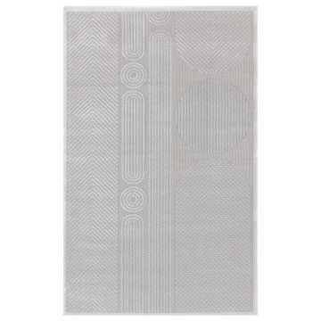 125x200 cm Covor Premium, Gri, Living/Hol/Dormitor, Modern, 70% Polyester / 30% Polipropilenă, Model Heritage Loom