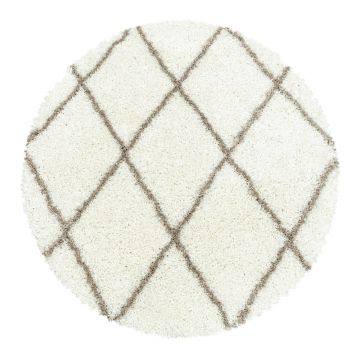 Covor crem rotund ø 120 cm Alvor – Ayyildiz Carpets