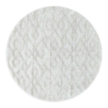 Covor crem rotund ø 120 cm Pisa – Ayyildiz Carpets