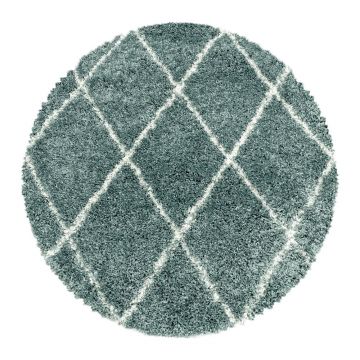 Covor turcoaz rotund ø 120 cm Alvor – Ayyildiz Carpets