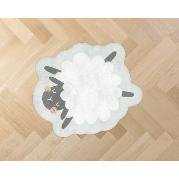 Covor 90x77cm pentru camera copii KikkaBoo Sleepy Sheep