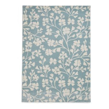 Covor albastru 160x230 cm Grace Floral – Catherine Lansfield